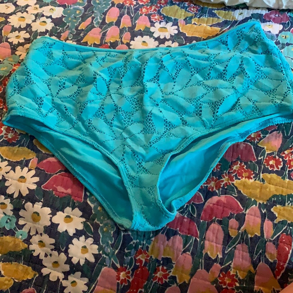 Aerie high rise swim bottoms